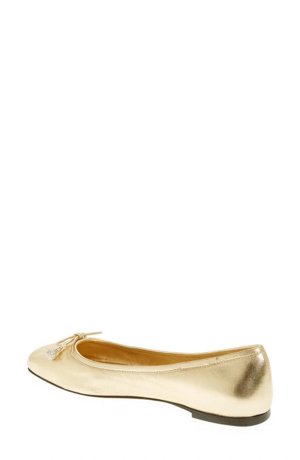 Elme Ballerina Shoes In Gold Product Image