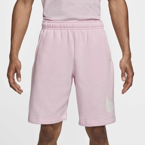 Nike Mens Club Fleece Shorts - Pink Foam/White/White Product Image