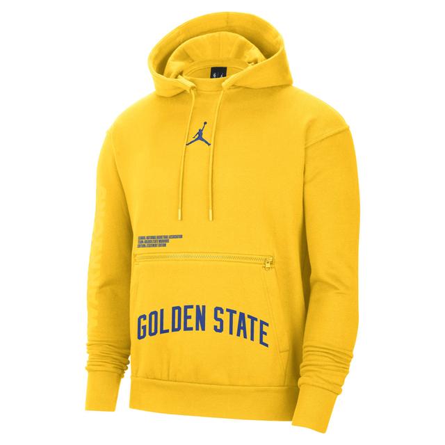 Men's Golden State Warriors Courtside Statement Edition Jordan NBA Fleece Pullover Hoodie Product Image