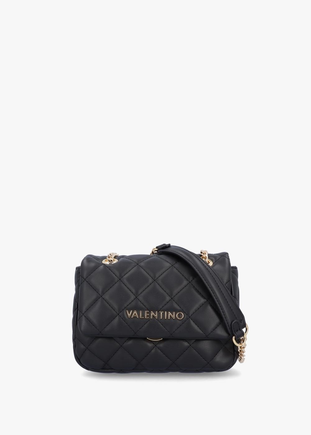 VALENTINO GARAVANI Mini Ocarina Quilted Relove Recycle Black Shoulder Bag In Bke Product Image