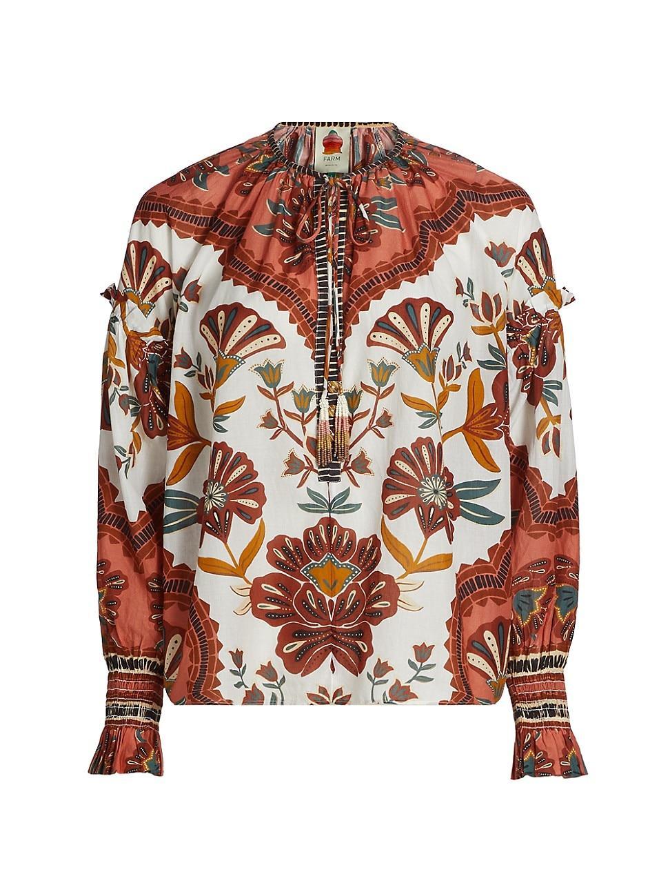 Womens Riad Botanical Blouse Product Image