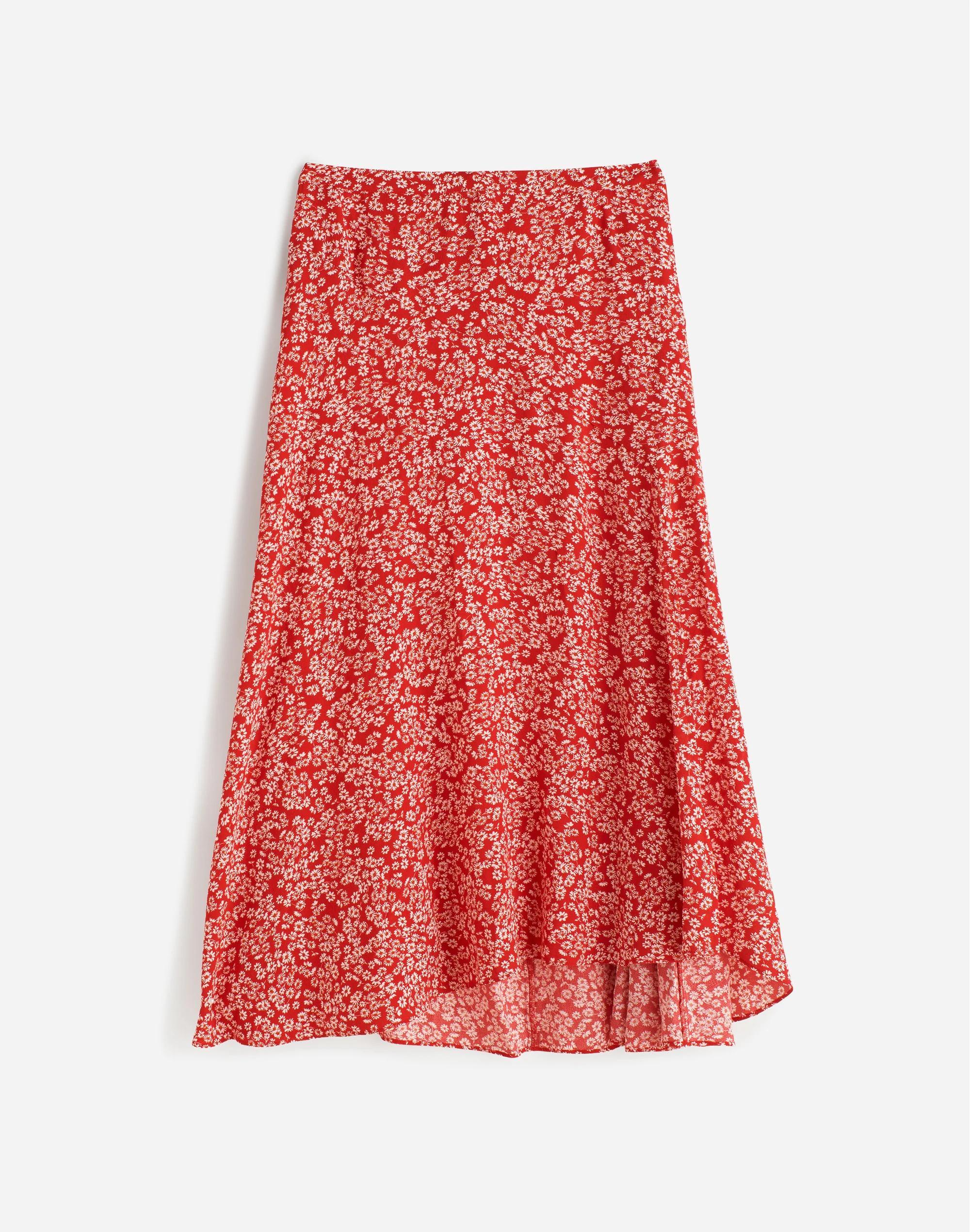 Midi Slip Skirt in Floral Product Image