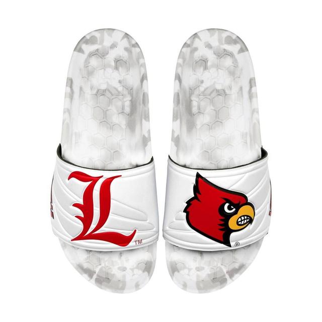 NCAA Louisville Cardinals Slydr Pro White Sandals - White M7/W9 Product Image