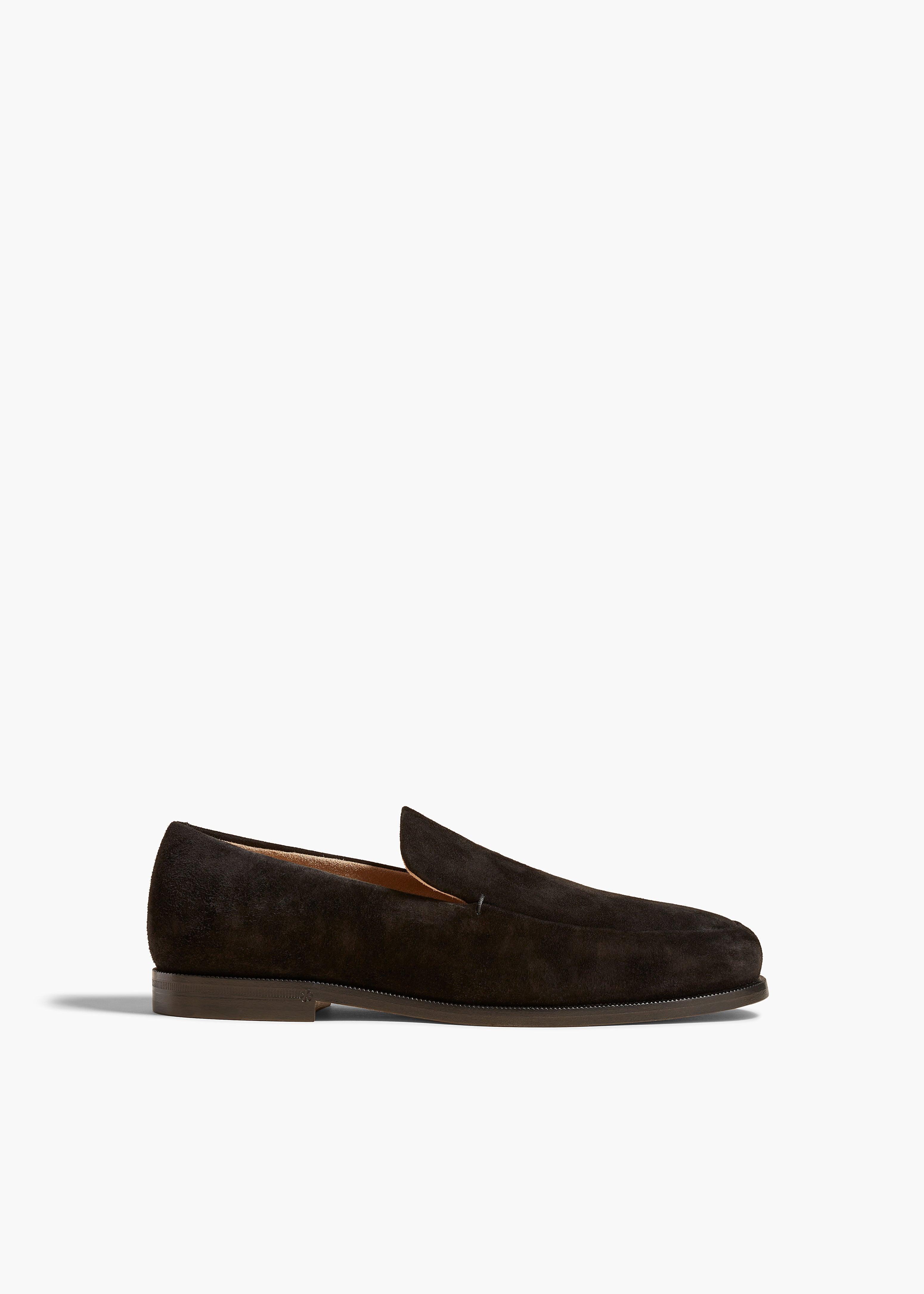 Alessio Loafer in Black Suede Product Image