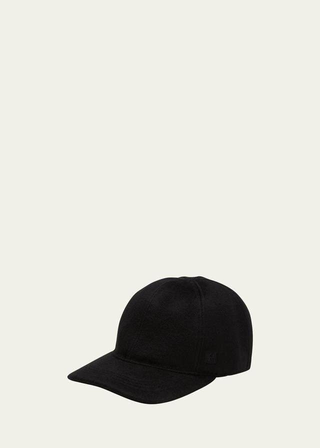 Double Cashmere Ball Cap Product Image