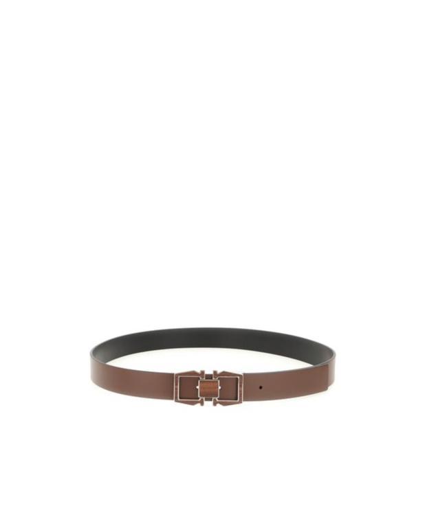 FERRAGAMO Salvatore  Gancini Buckled Reversible Belt In Multi Product Image