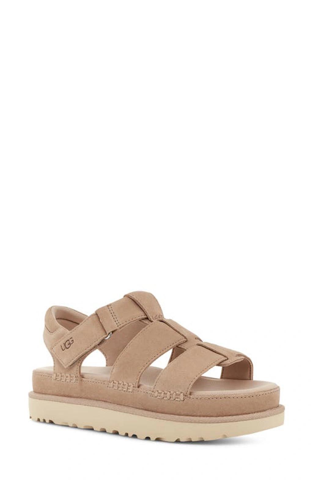 Goldenstar Strappy Platform Sandal In Drift Wood Product Image