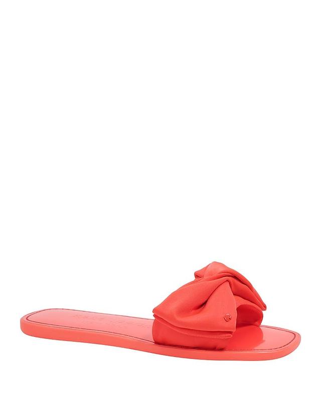 Womens Bikini Bow Flat Neoprene Sandals Product Image