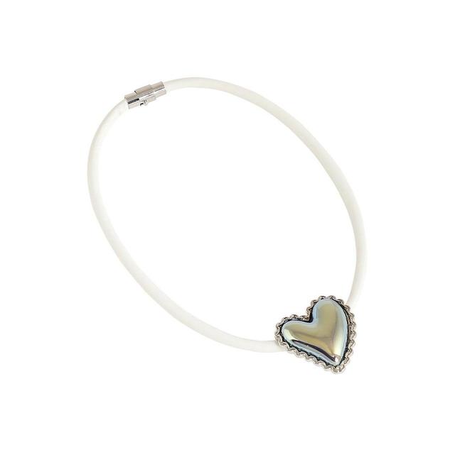 Sohi Womens Heart Charm Necklace Product Image