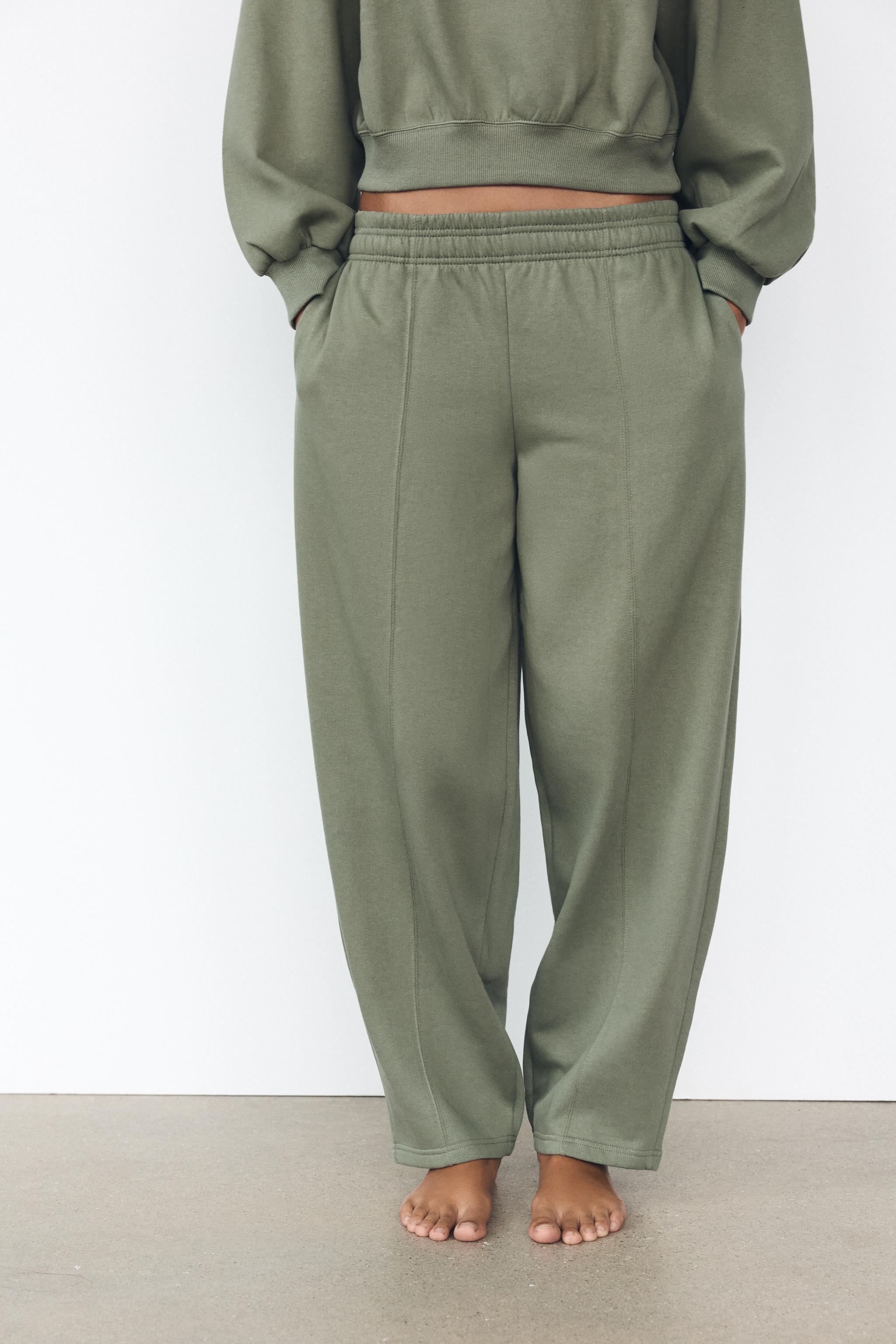 TAPERED PLUSH PANTS Product Image