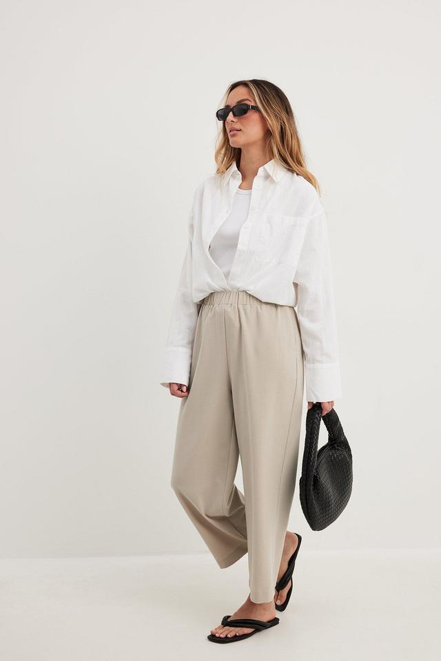 Elastic Waistband Culottes Product Image