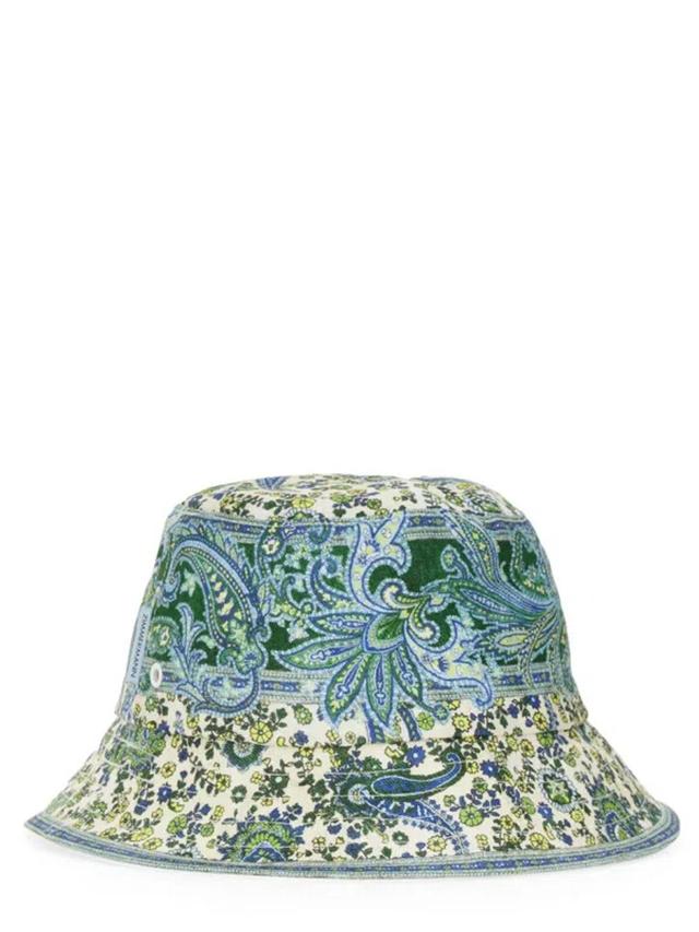 ZIMMERMANN Canvas Bucket Hat In Multicolor Product Image