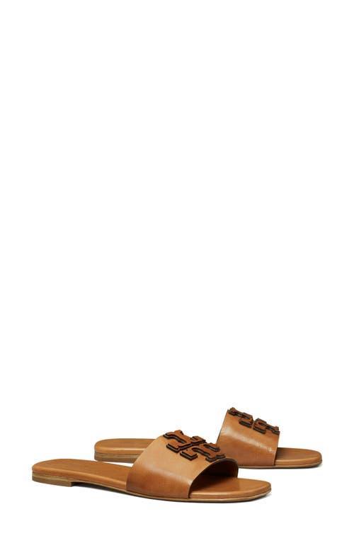 Ines Leather Medallion Flat Sandals Product Image