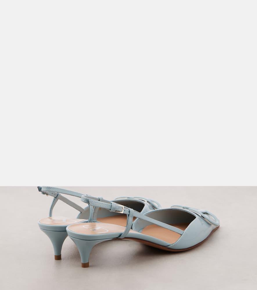 VALENTINO GARAVANI Blue Vlogo 40mm Heels In Blau product image