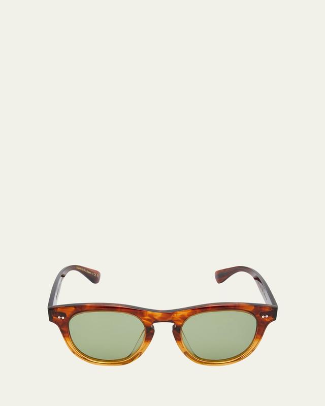 Mens Rorke Round Acetate & Crystal Sunglasses Product Image