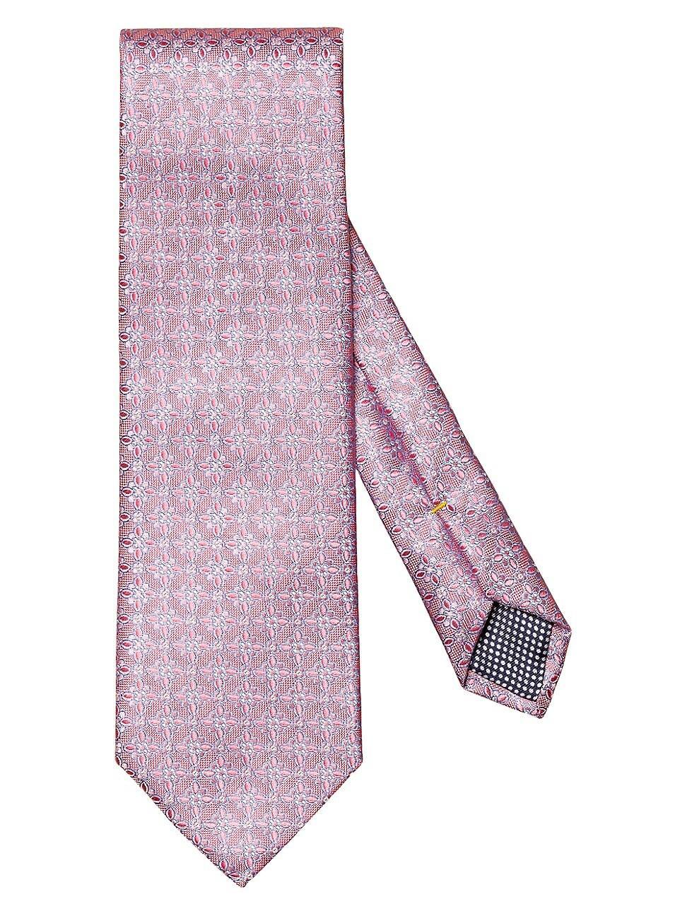 Eton Floral Medallion Silk Tie Product Image