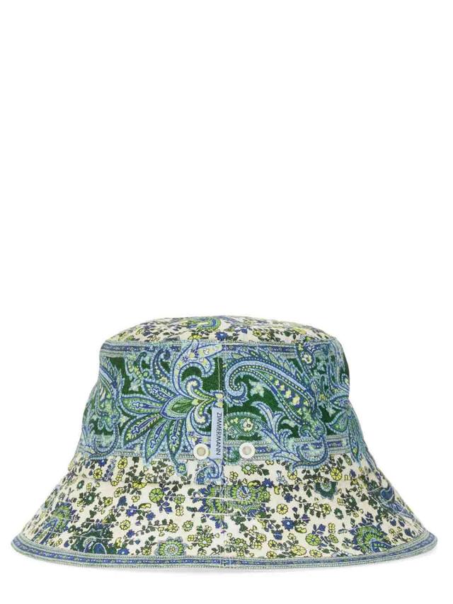 ZIMMERMANN Canvas Bucket Hat In Multicolor Product Image