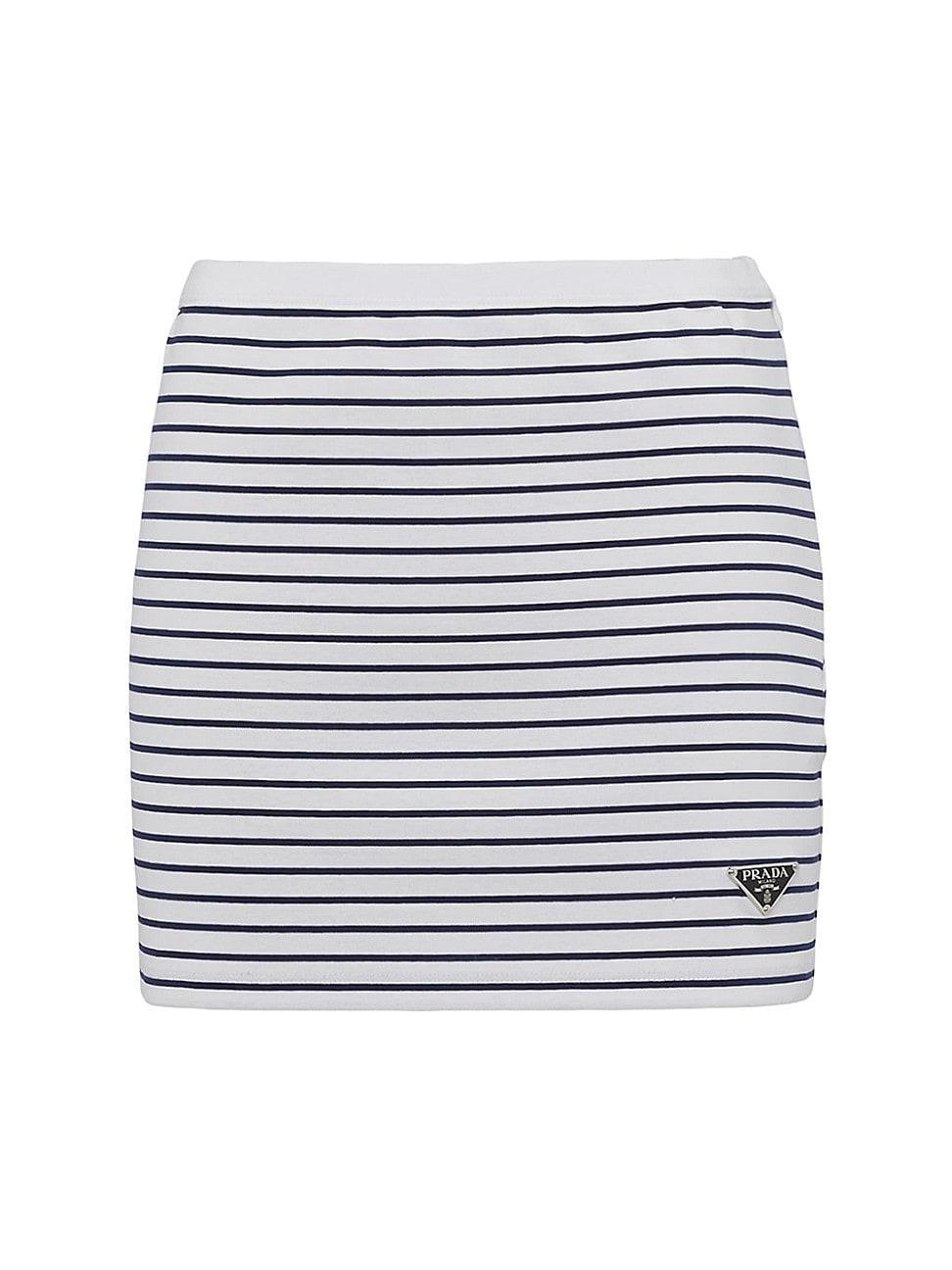 Womens Printed Jersey Mini-Skirt Product Image