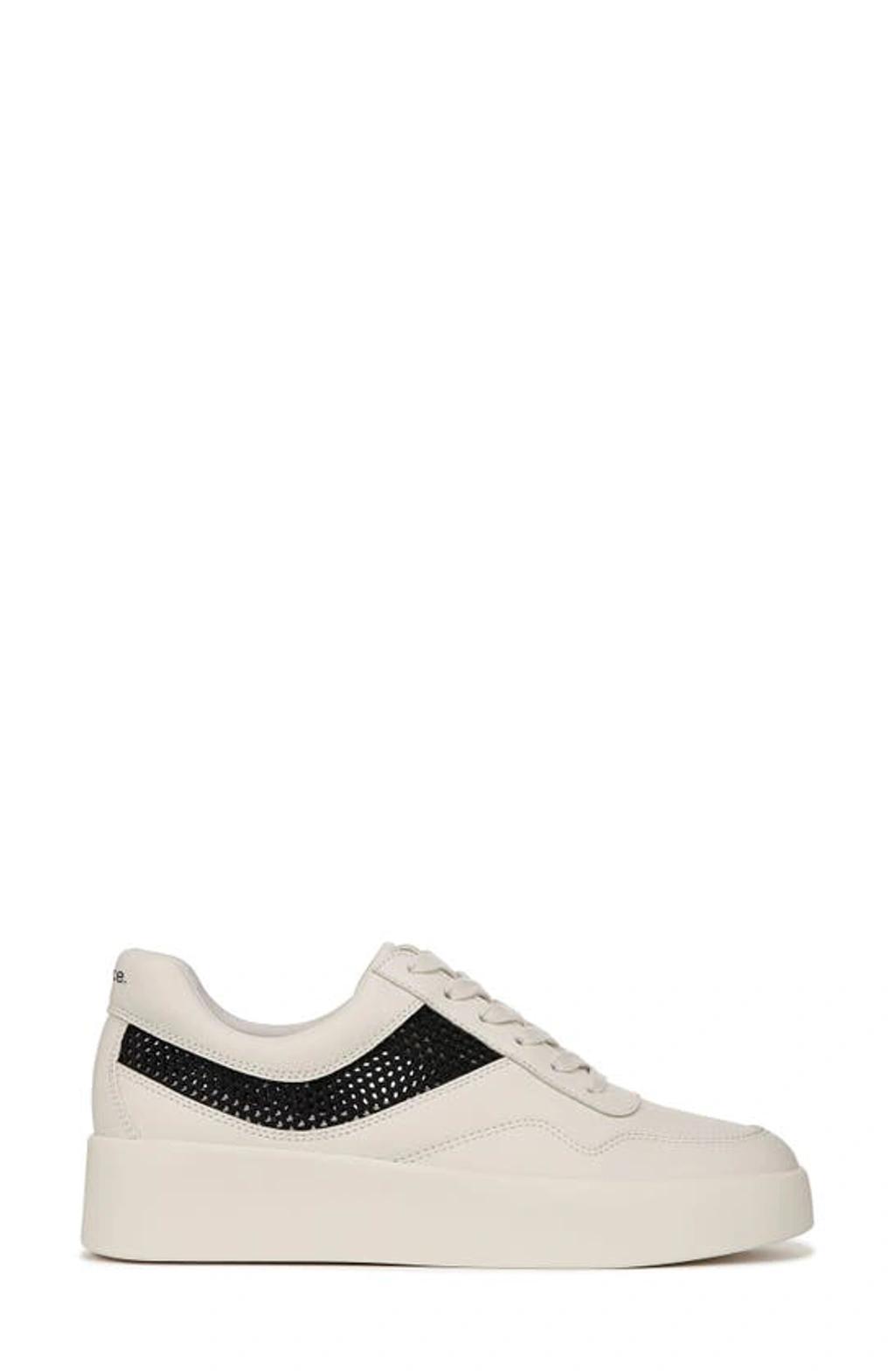 Women's Warren Court Knit Detail Sneakers In Milk Blue Ink Product Image