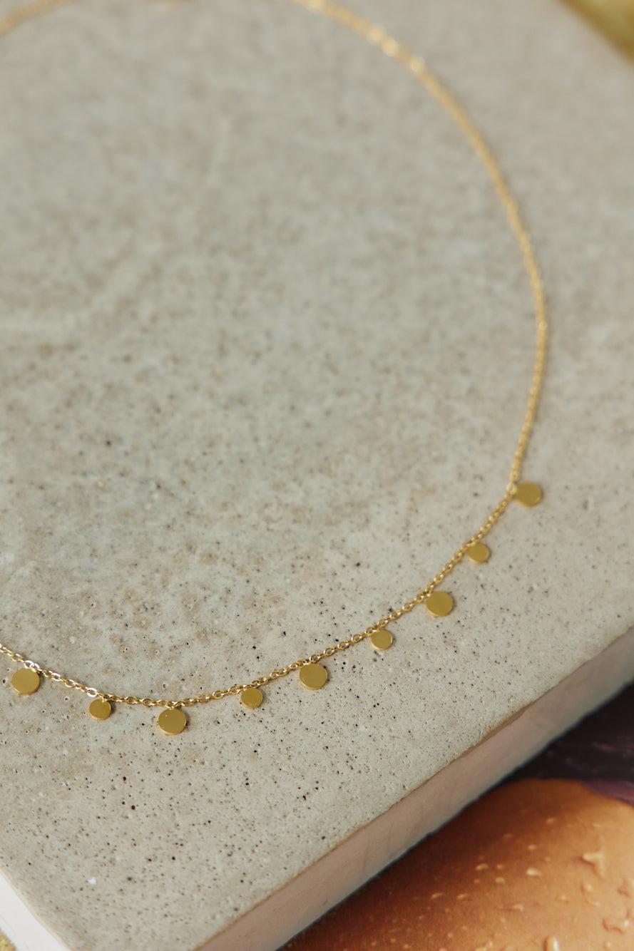 18K Gold Plated Golden Hues Necklace Gold Product Image