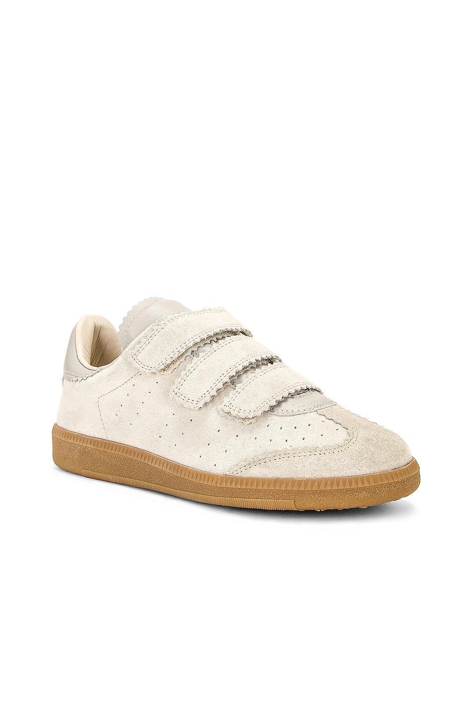 Isabel Marant Beth Sneaker in Light Grey Product Image