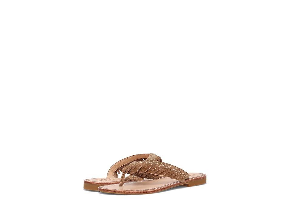 Frye Ava Fringe Sandal (Almond) Women's Sandals Product Image