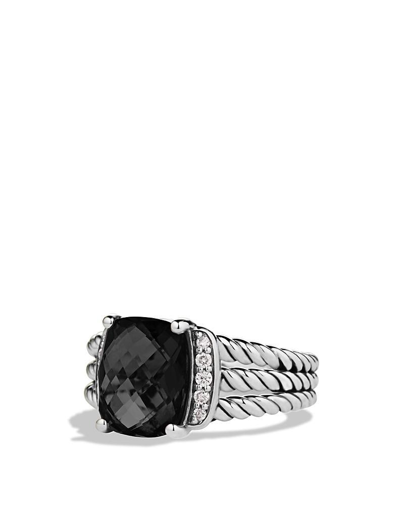 Womens Petite Wheaton Ring With Pav Diamonds Product Image