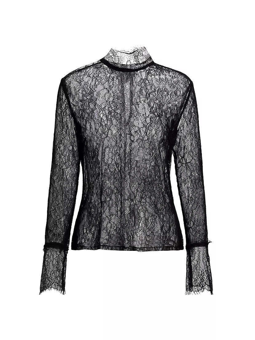 Mary Lace High-Neck Top product image