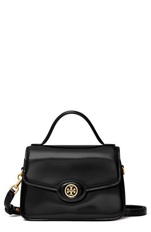 Tory Burch Small Robinson Leather Top Handle Bag Product Image