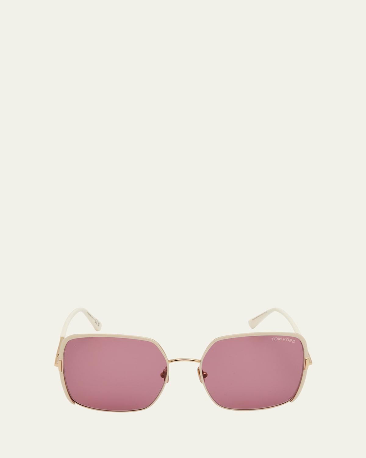 TOM FORD Raphaela 60mm Butterfly Sunglasses Product Image