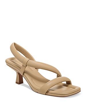 Vince Womens Coline Slip On Slingback Mid Heel Sandals Product Image