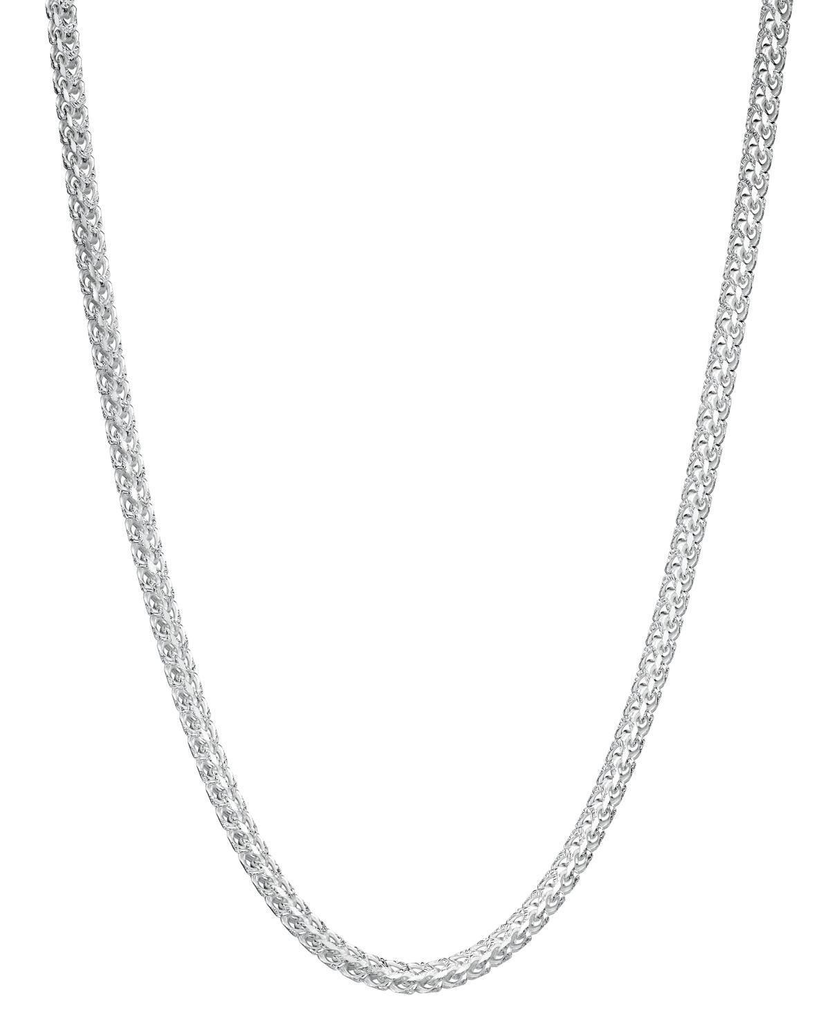 24 Two-Tone Franco Chain Necklace in 14k Gold-Plated & Sterling Silver (Also in Sterling Silver) Product Image