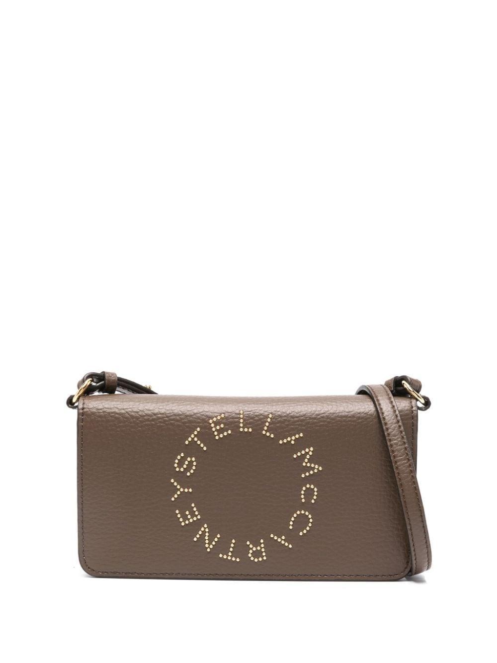 Stella Logo Mini Crossbody Bag In Brown Product Image