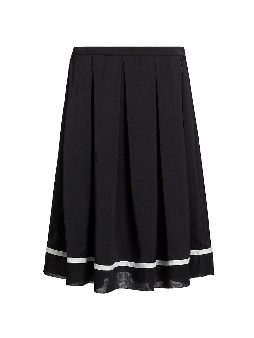 Womens Alta Pleated A-Line Skirt product image