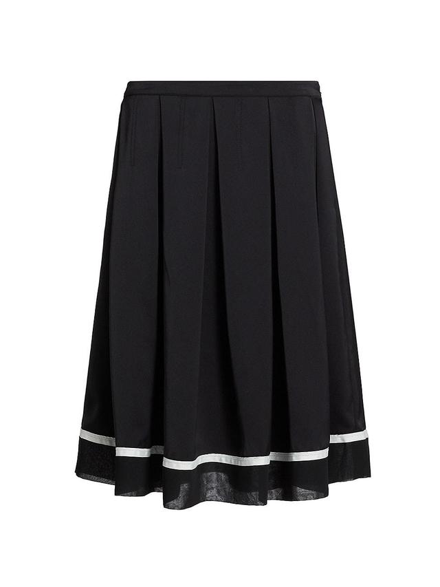 Womens Alta Pleated A-Line Skirt Product Image