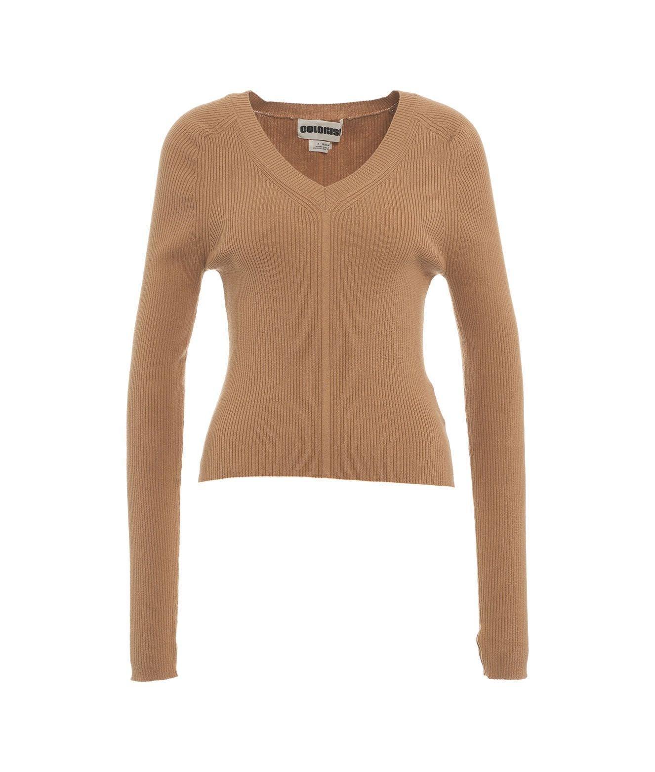 Knitted sweater in cotton blend Product Image