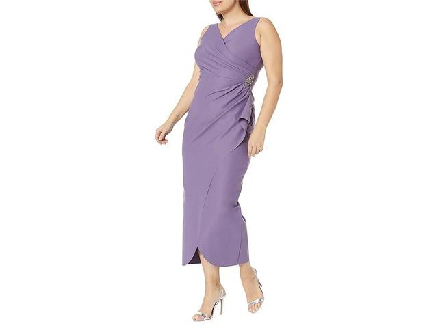 Alex Evenings Embellished Side Drape Column Formal Gown Product Image