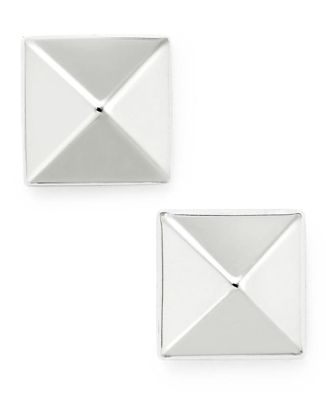 Bloomingdales 14K White Gold Small Pyramid Earrings - 100% Exclusive Product Image