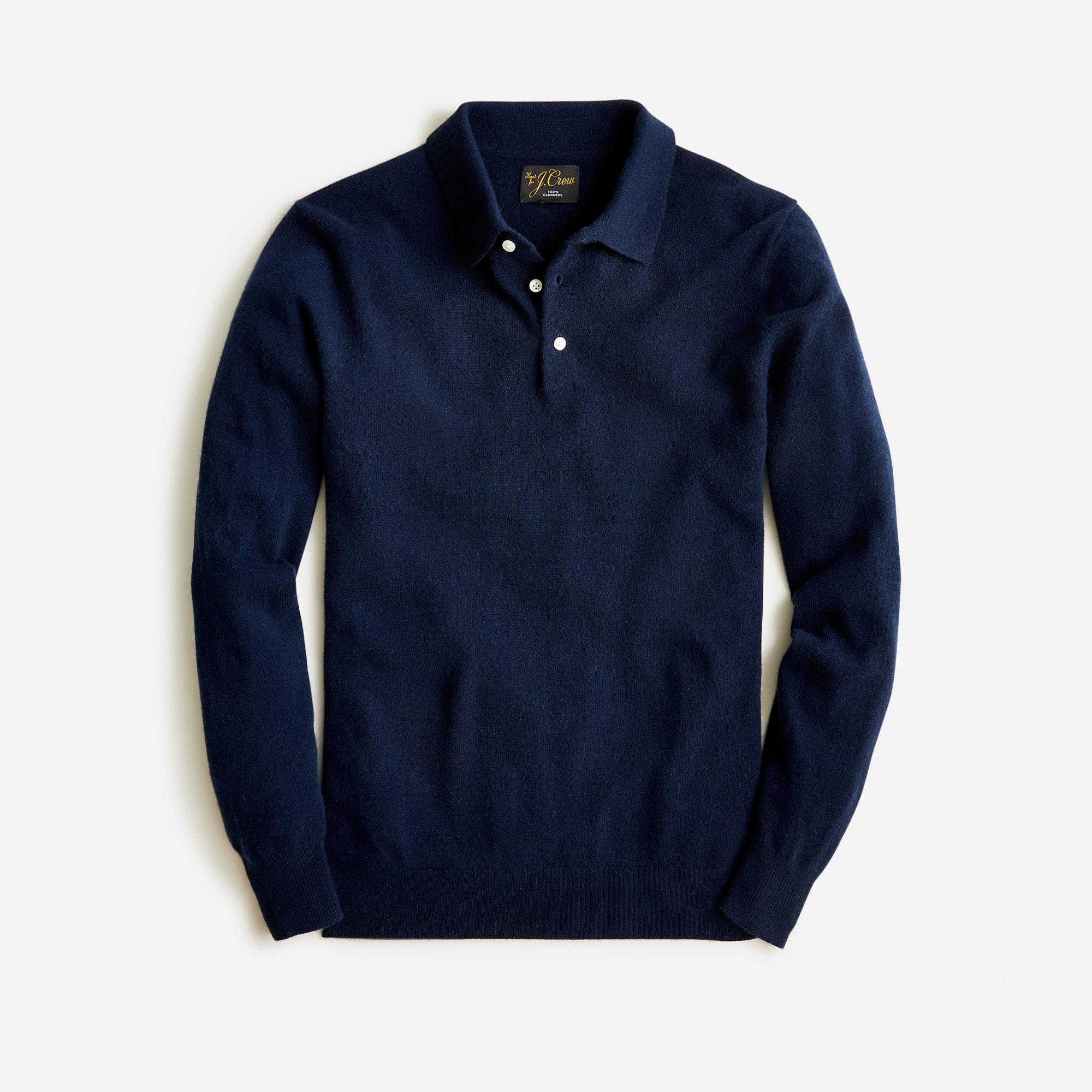 Cashmere collared sweater-polo Product Image