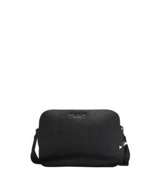 Men's Pebble and Calf Leather Charter Crossbody 24 Product Image