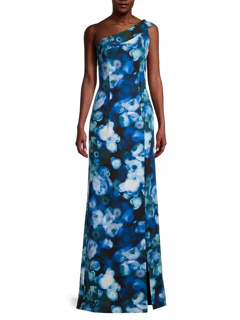 Dolan Floral One-Shoulder Gown Product Image