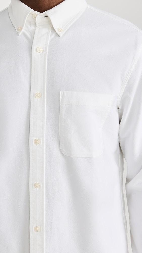 Club Monaco Long Sleeve Solid Oxford Shirt | Shopbop Product Image