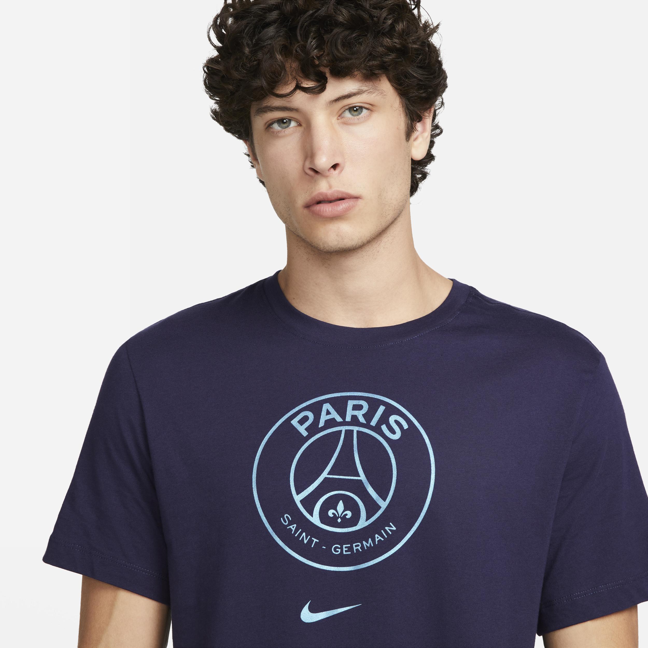 Mens Nike Navy Paris Saint-Germain Crest T-shirt Product Image