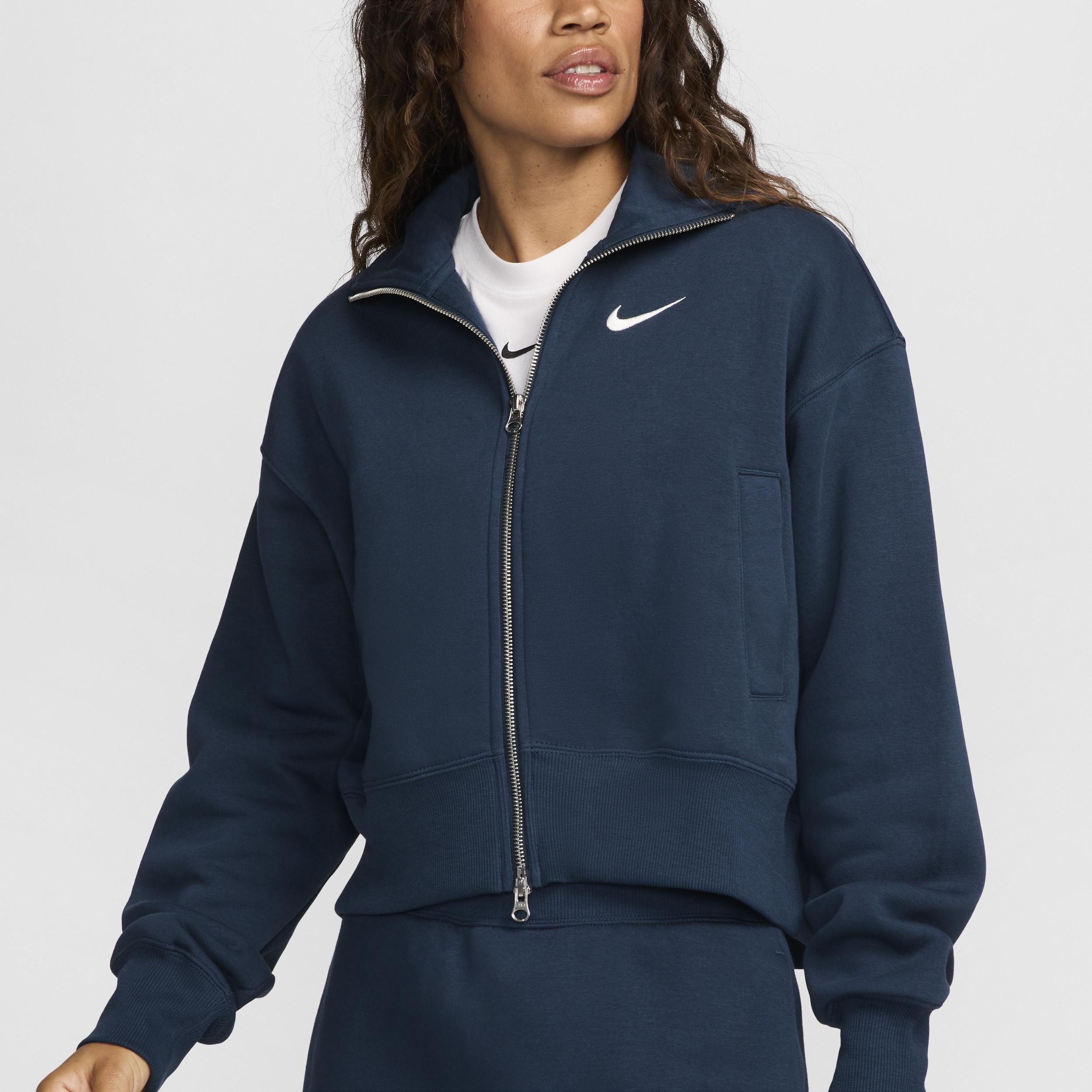 Womens Nike Sportswear Phoenix Fleece Oversized Track Jacket Product Image