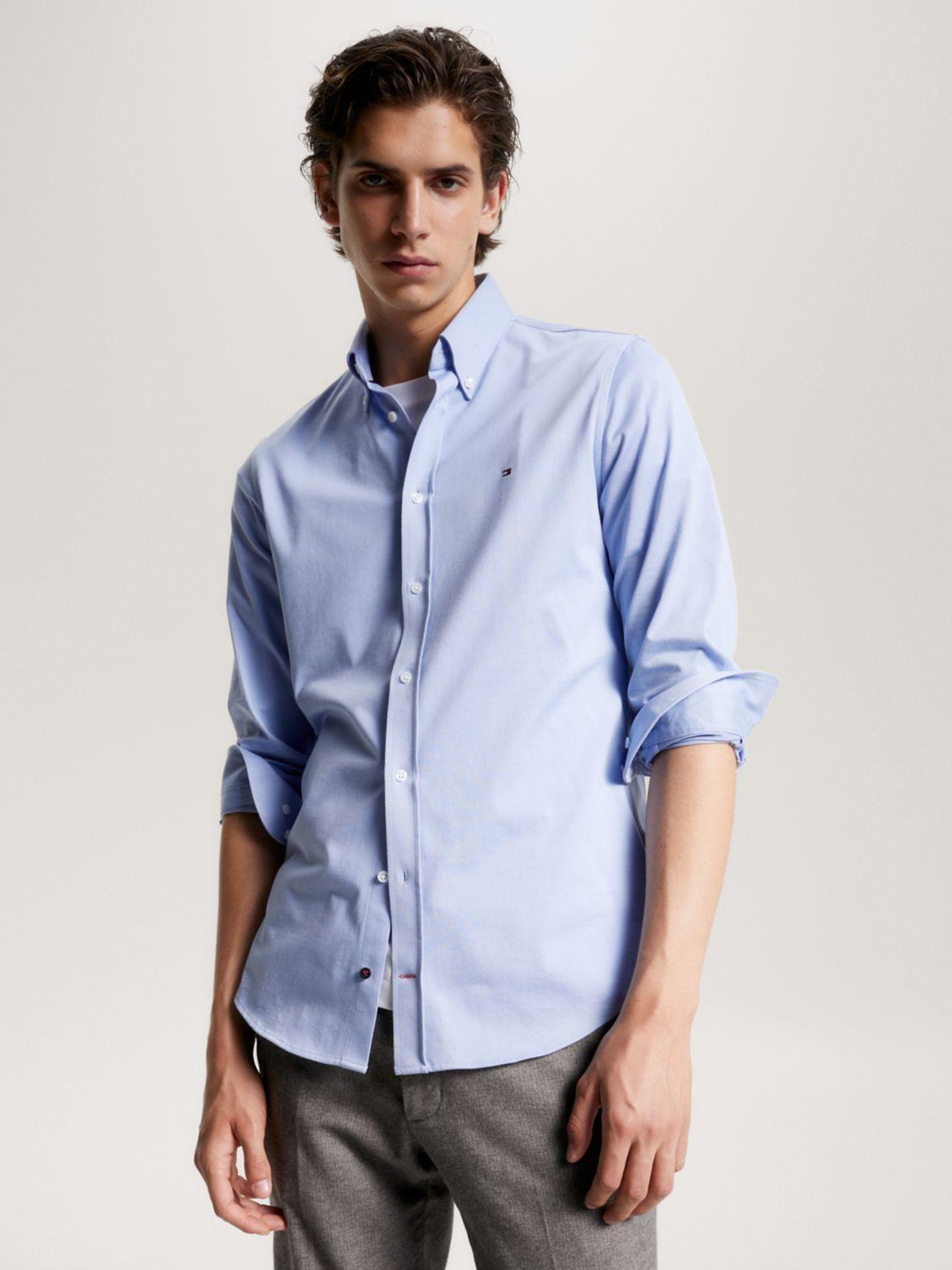 Tommy Hilfiger Men's Slim Fit Solid Cotton Jersey Shirt Product Image