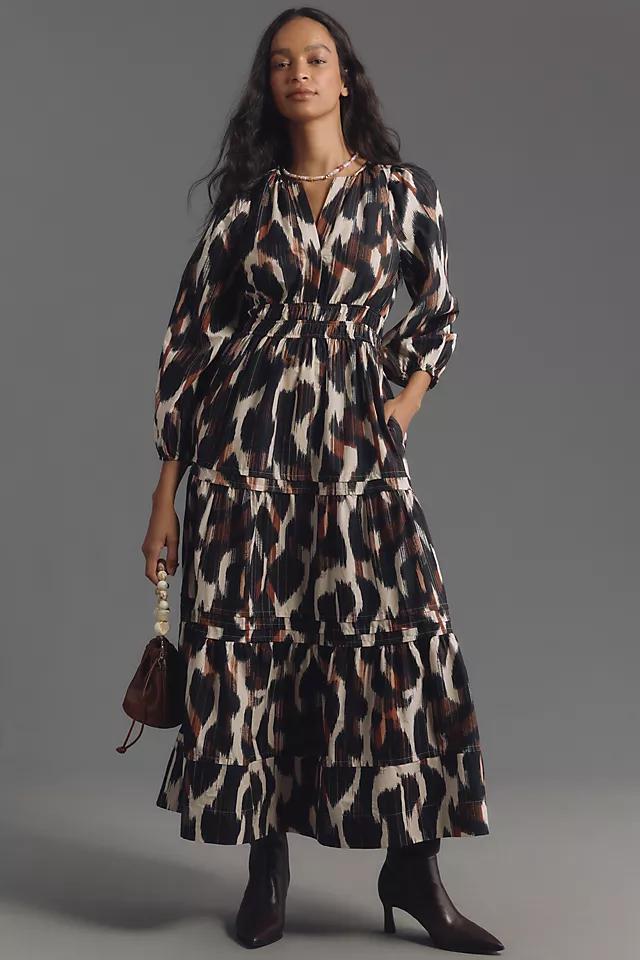 The Somerset Maxi Dress: Long-Sleeve Poplin Edition Product Image