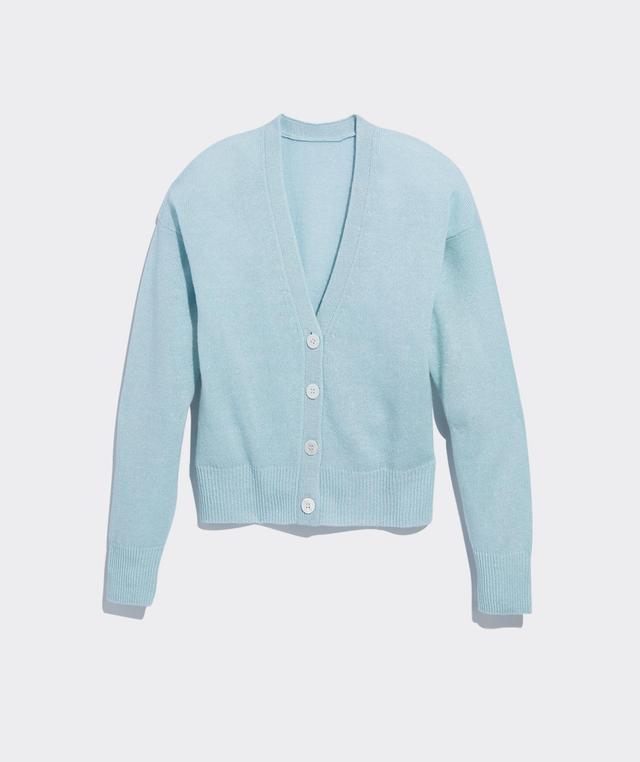 Linen Cashmere V-Neck Cardigan Product Image