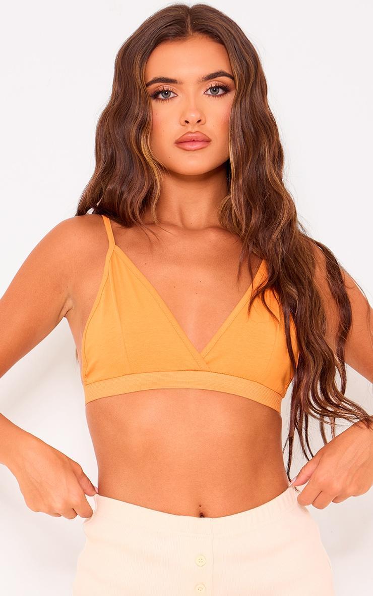 Orange Cotton Bralet Product Image