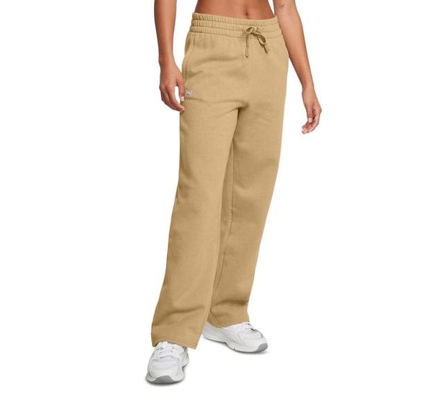 Womens Under Armour Rival Fleece Straight Leg Pants Product Image