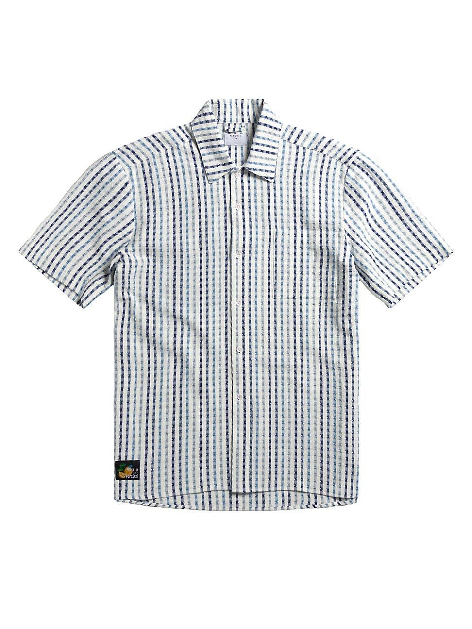 Mens Clerk Stripe Seersucker Shirt Product Image